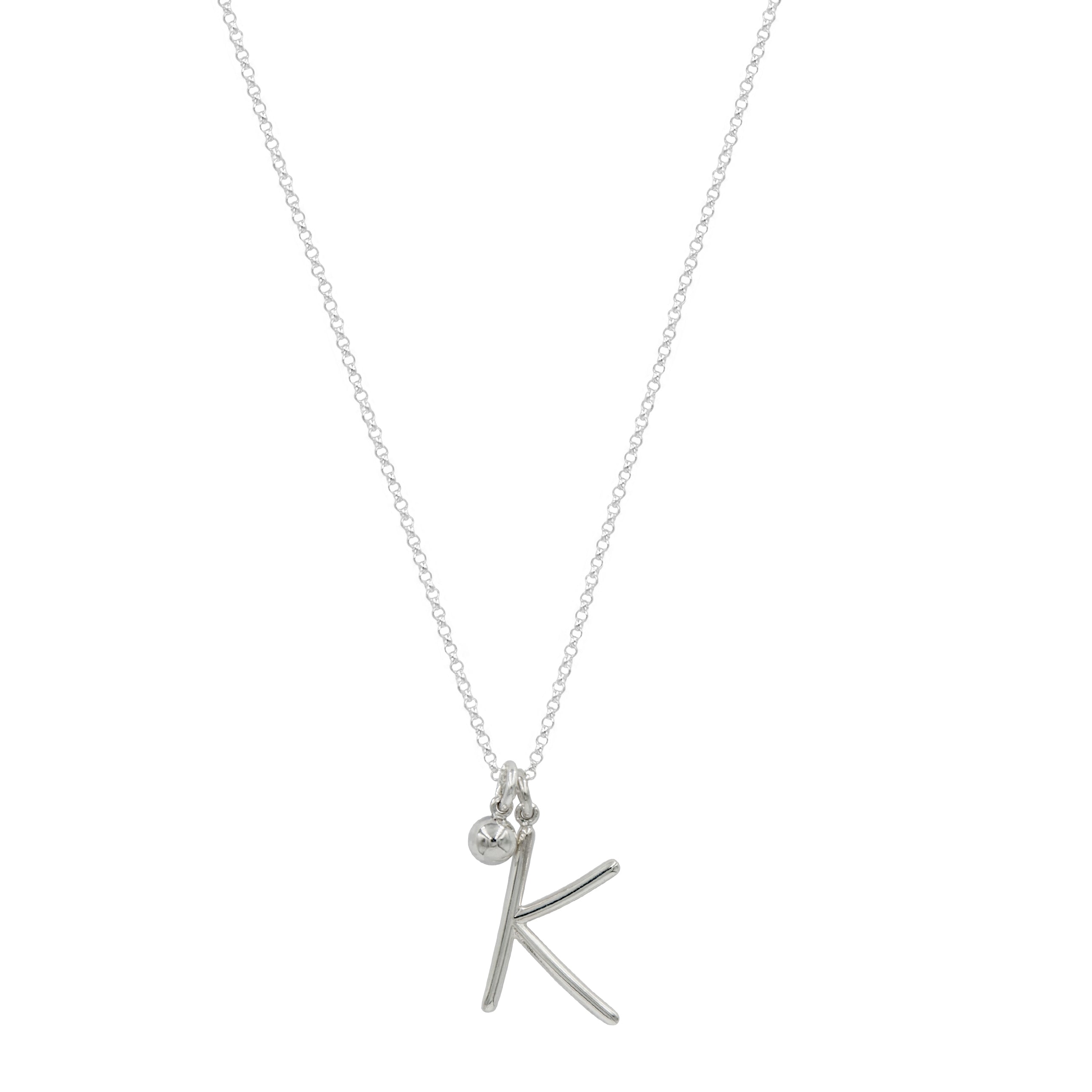 Initial Necklace (Plata .925)