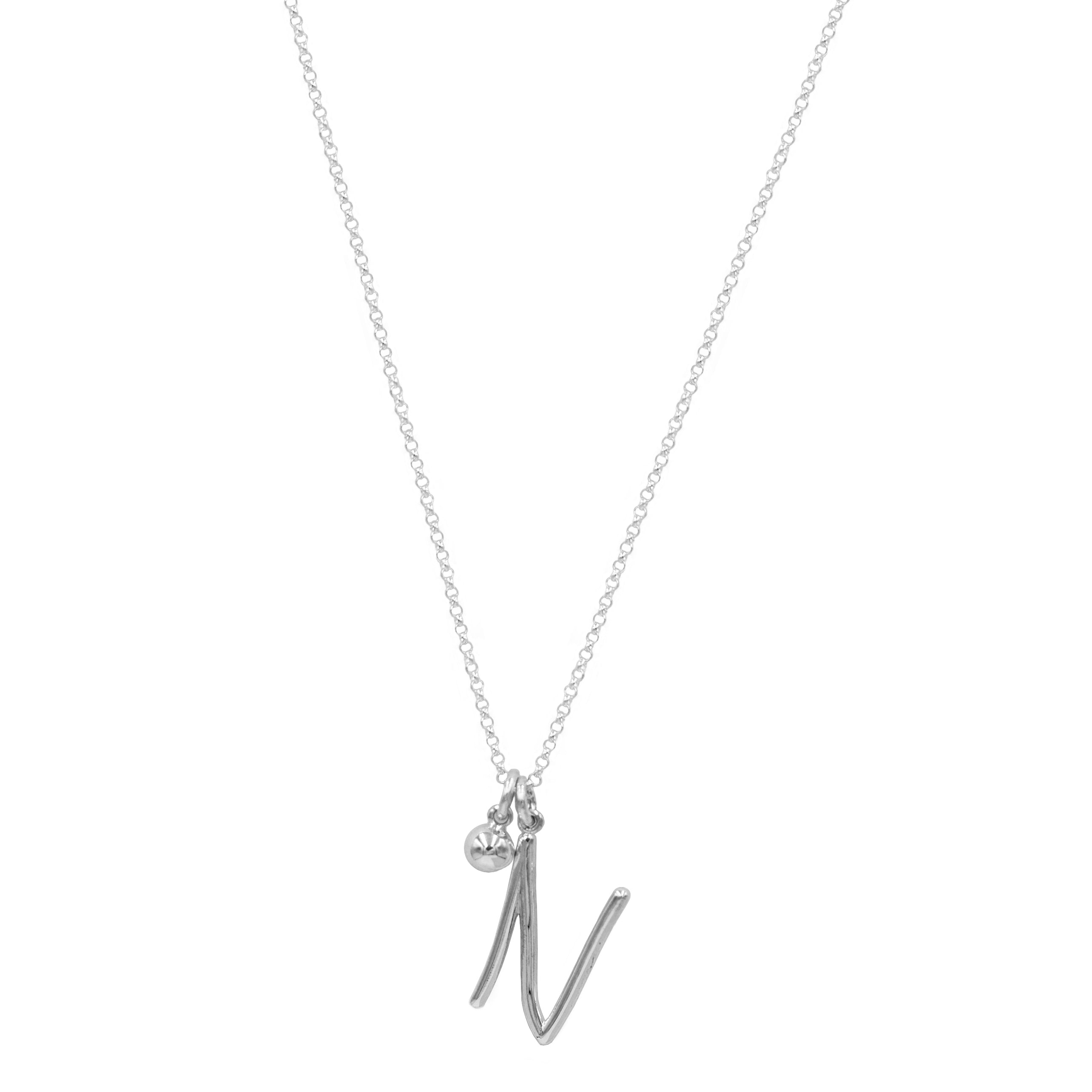 Initial Necklace (Plata .925)
