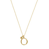 Initial Necklace (Plata .925 con Baño de Oro Amarillo)
