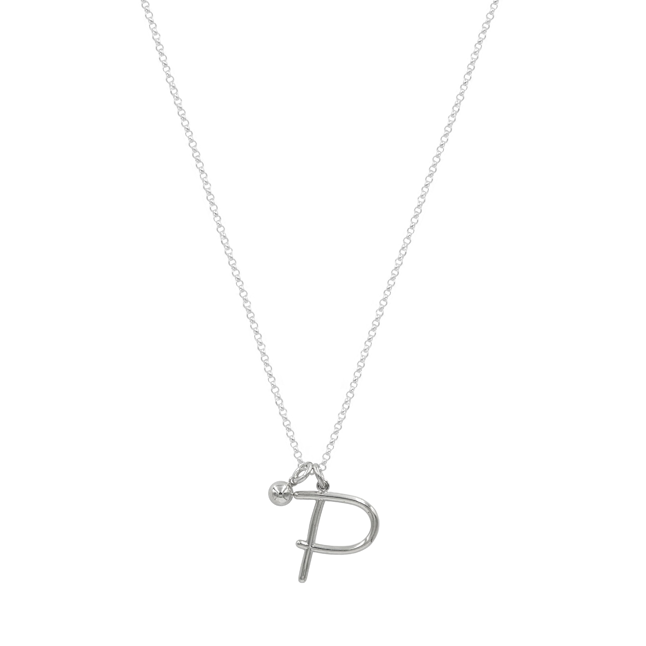 Initial Necklace (Plata .925)
