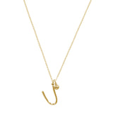 Initial Necklace (Plata .925 con Baño de Oro Amarillo)