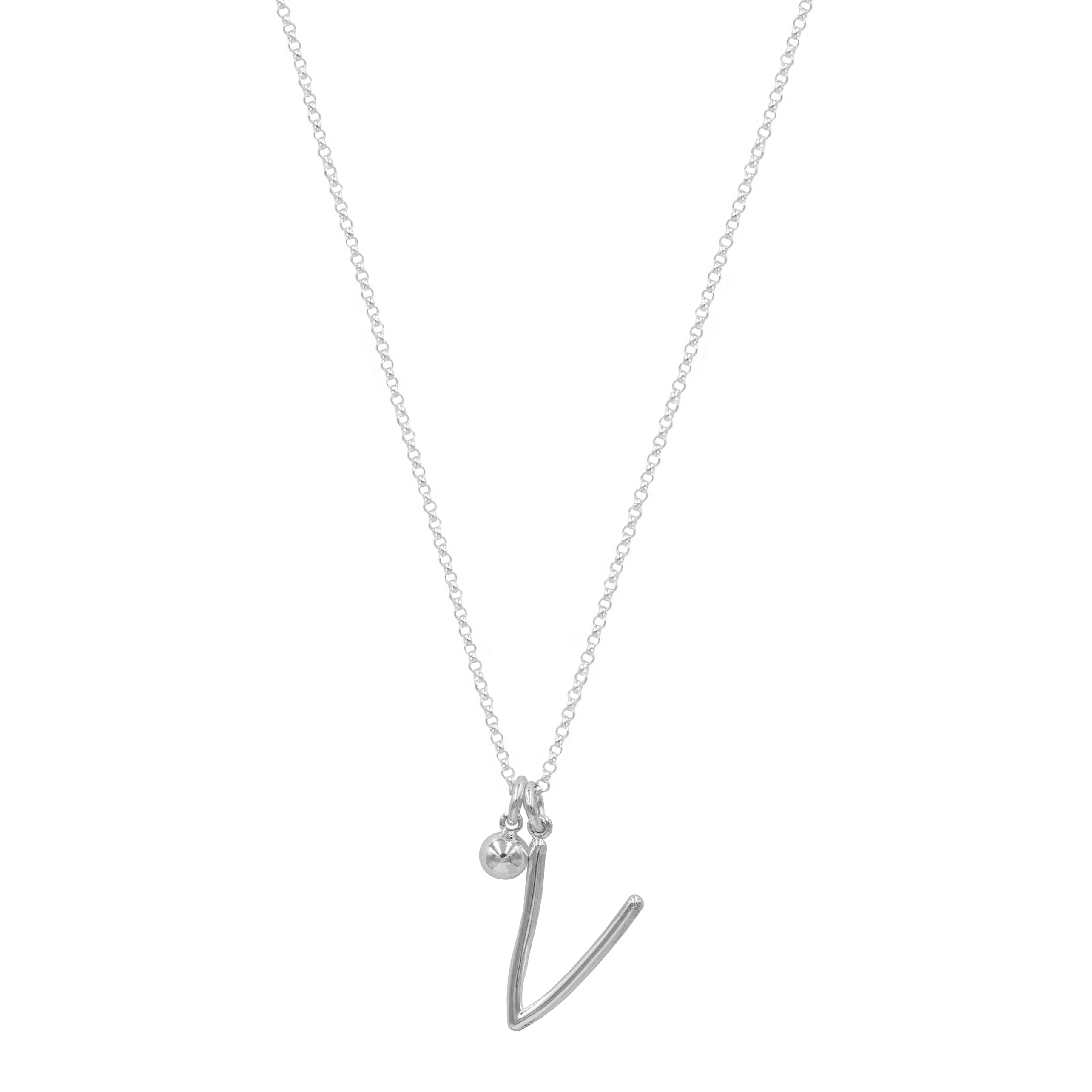 Initial Necklace (Plata .925)