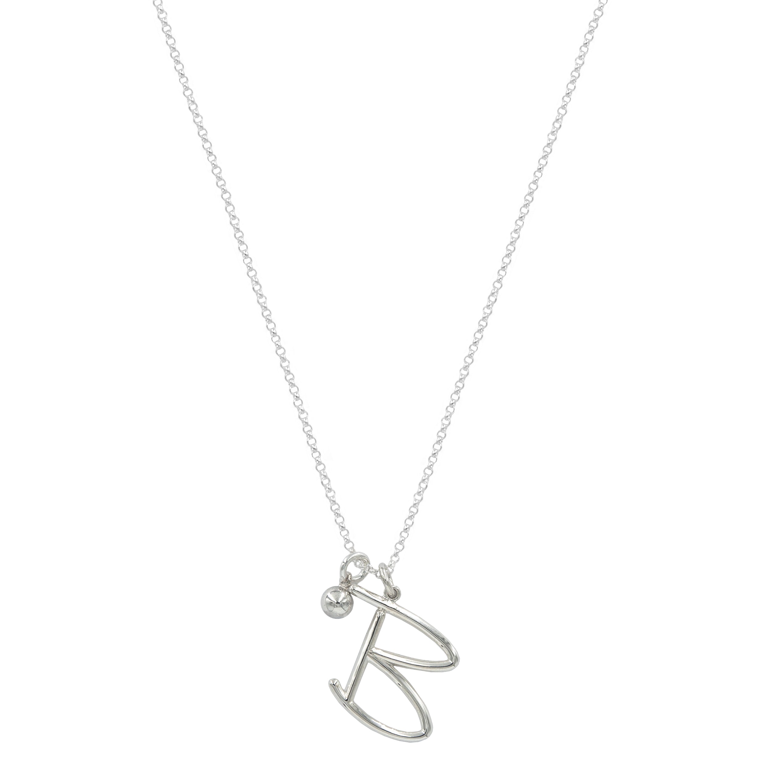 Initial Necklace (Plata .925)