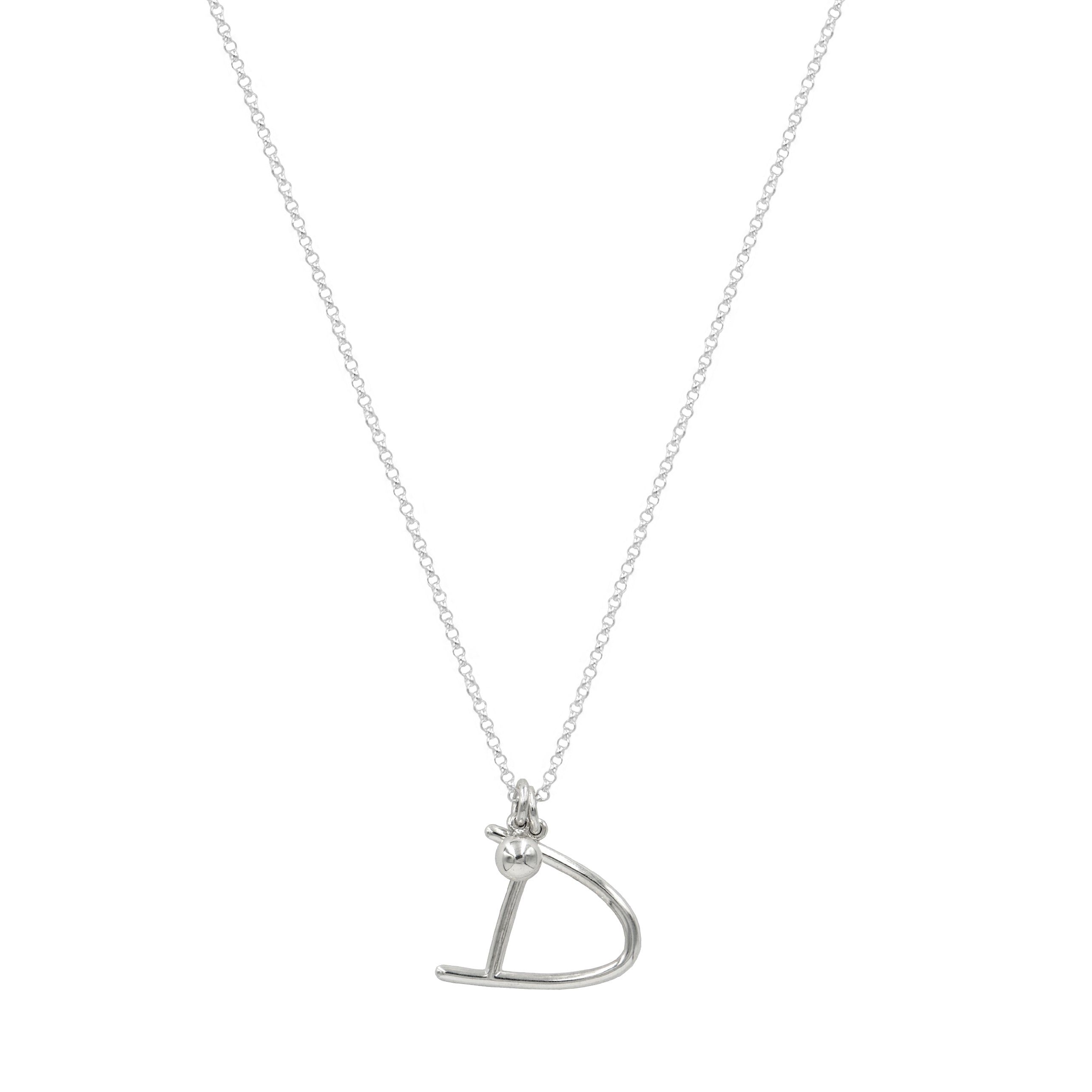 Initial Necklace (Plata .925)