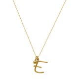 Initial Necklace (Plata .925 con Baño de Oro Amarillo)