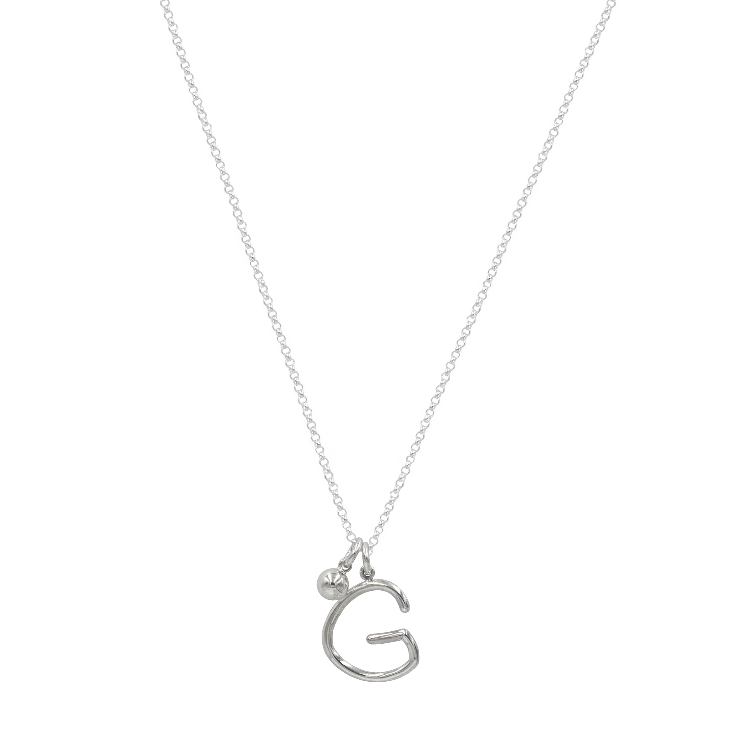 Initial Necklace (Plata .925)