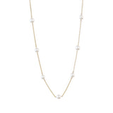 Choker Perla 6mm (Oro Laminado)
