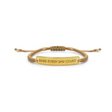 Pulsera Grabable (Plata .925 con Baño de Oro Amarillo)