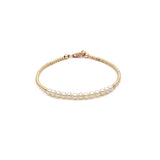 Pulsera Perla Mini (Oro Laminado)