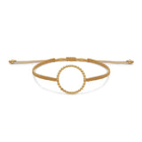 Pulsera Aro Esferas 2mm (Oro Laminado)