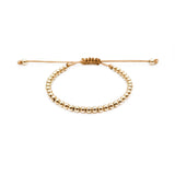 Pulsera Básica Esferas 4mm (Oro Laminado)
