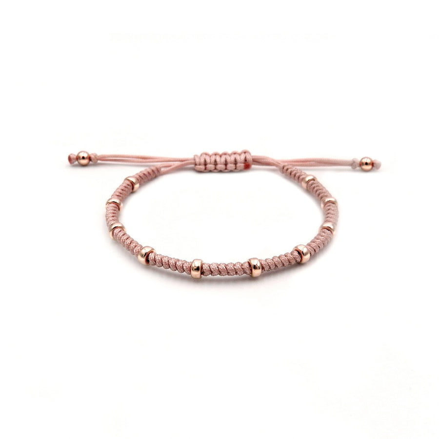 Roundel Knit Bracelet (Oro Laminado Amarillo)