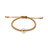 Pulsera Esfera 8mm (Oro Laminado)