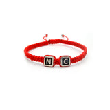 Pulsera Iniciales Roja