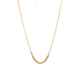 Collar Básico Esferas 4mm (Oro Laminado)