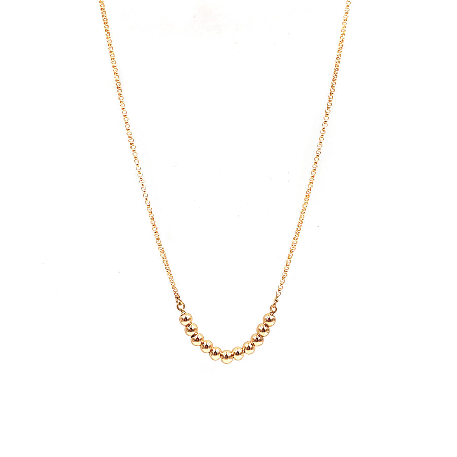 Basic 4mm Necklace(Oro Laminado Amarillo)