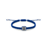 Square Pendant Knit Bracelet