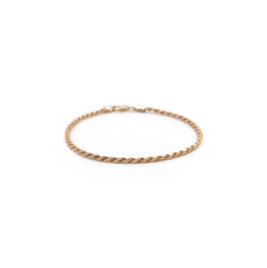 Chain Rope Bracelet (Oro Laminado Amarillo)
